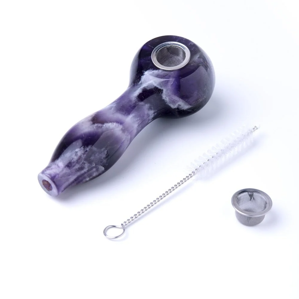 Gemstone Spoon Pipe