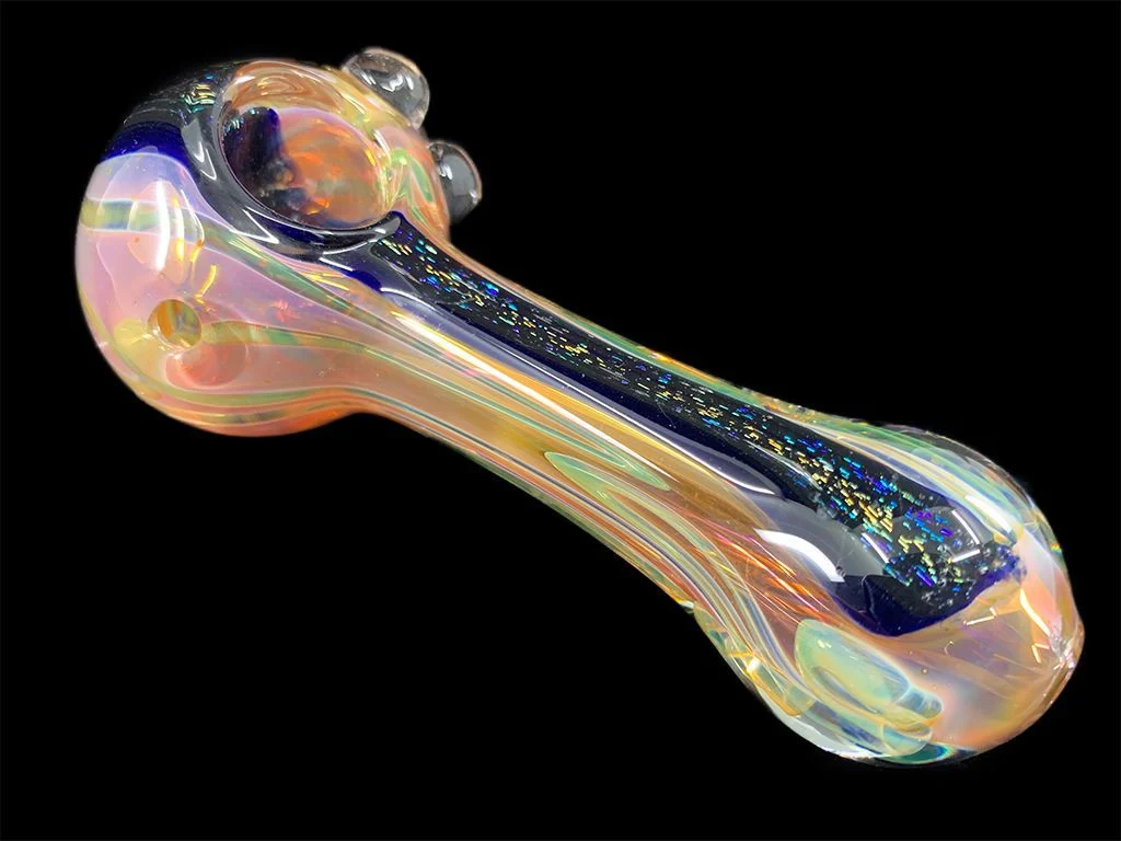 Color Changing Gold Fumed Pipe