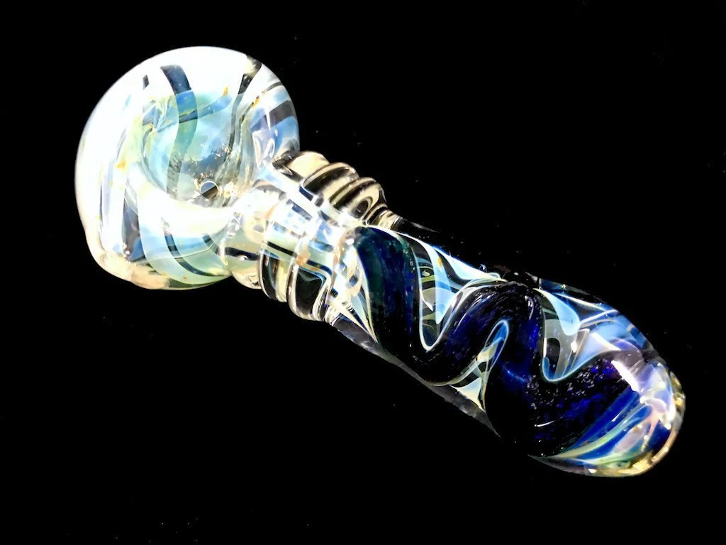 Dichroic Silver Pipe